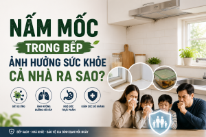 Nấm Mốc Trong Bếp Ảnh Hưởng Sức Khỏe Cả Nhà Ra Sao?