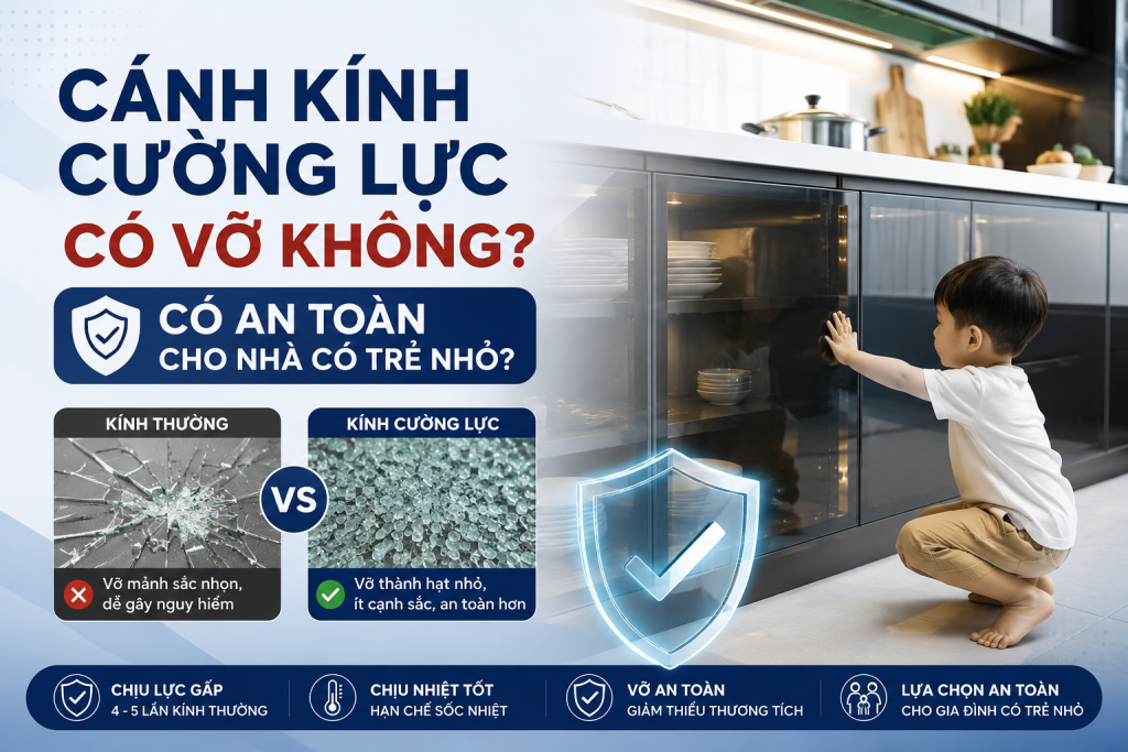 Cánh Kính Cường Lực Có Vỡ Không? Có An Toàn Cho Nhà Có Trẻ Nhỏ?