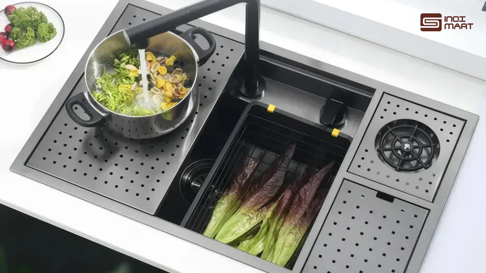 Chậu rửa bát inox 304 phân khúc trên 7 triệu