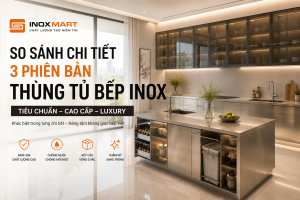 Tin tức mới Phân Tích, So Sánh Cấu Tạo Của Thùng Tủ Bếp Inox: Bản Tiêu Chuẩn, Cao Cấp Và Luxury