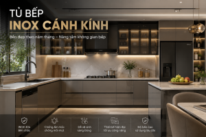 Tủ Bếp Inox Cánh Kính: Cấu Tạo, Ưu Điểm Và Kinh Nghiệm Lựa Chọn