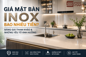 Giá Mặt Bàn Inox Bao Nhiêu? Bảng Giá Tham Khảo Và Những Yếu Tố Ảnh Hưởng